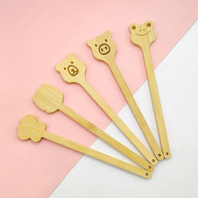 竹木扇柄扇把手宣纸卡通团扇折扇