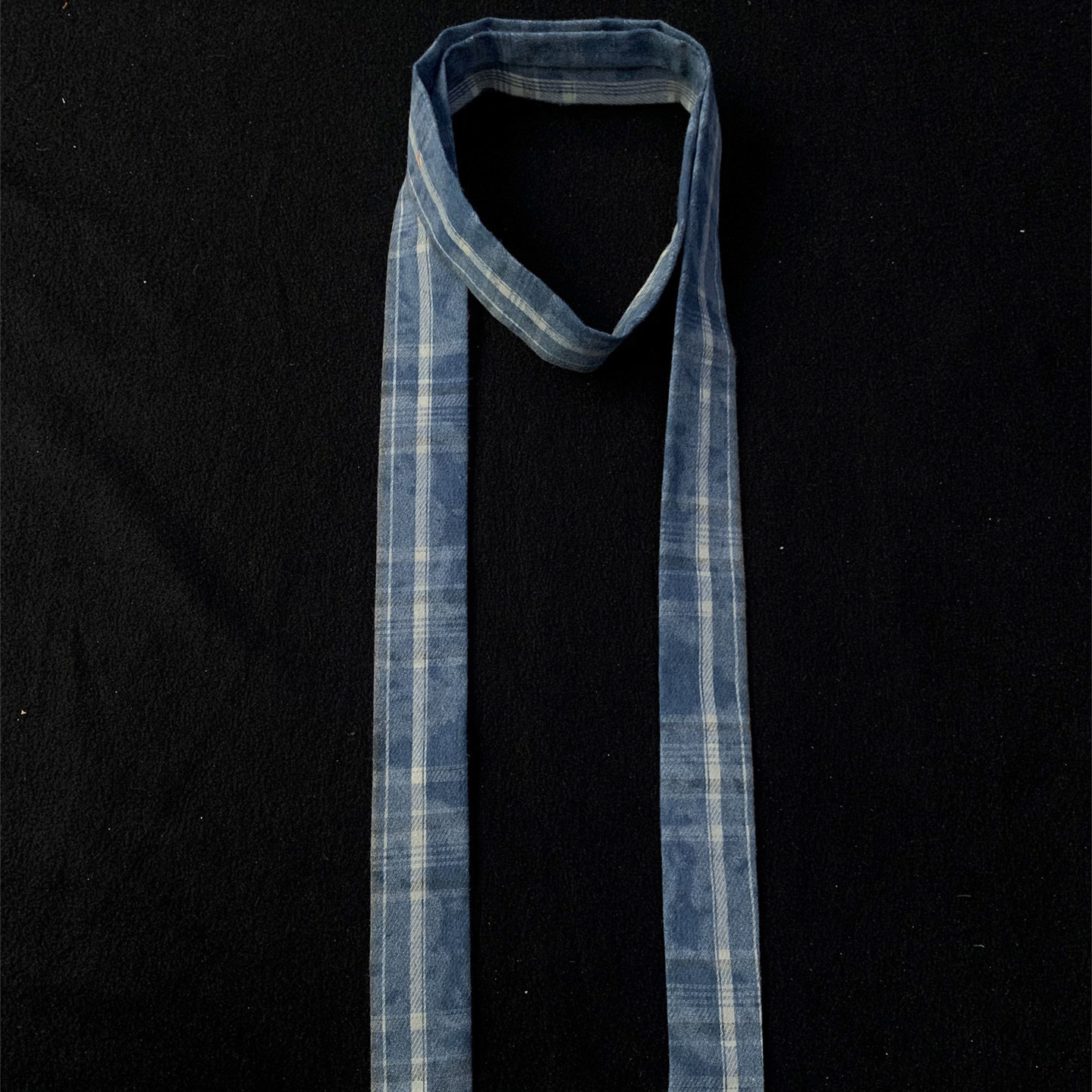 复古风浅蓝色格纹长围巾男百搭窄版细条小围巾护颈围脖女时尚装饰,服饰配件/皮带/帽子/围巾,围巾/丝巾/披肩,淘宝优惠券,粉丝福利购,淘宝优惠卷