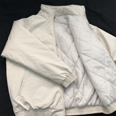 春秋薄棉白色棉服男春季 立领外套男款 棉衣男士 薄男生棉夹克薄款