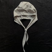 秋季 韩系简约防晒遮阳连帽头巾男女潮牌小众大头围帽子纯色薄披肩