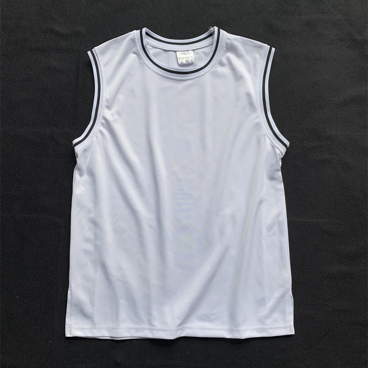 美式速干运动背心男夏季休闲透气白色无袖T恤女宽松篮球服坎肩潮