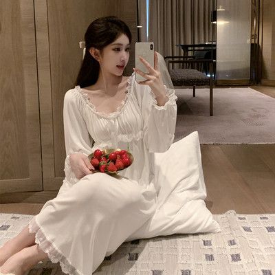 欧若拉莫代尔春秋甜美睡裙