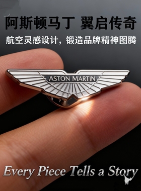 阿斯顿马丁翅膀徽章胸针Aston Martin lapel pin车标徽章质感优越