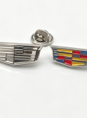 凯迪拉克4S店徽章 Cadillac Staff Badge 销售顾问司徽 亮色胸针