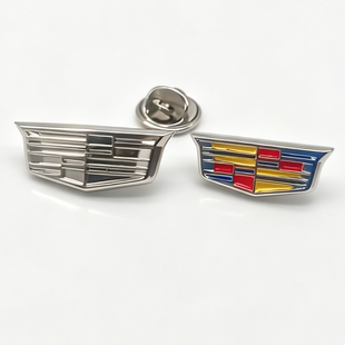 凯迪拉克4S店徽章 Cadillac Staff Badge 销售顾问司徽 亮色胸针