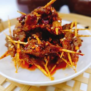 湖南特产熟食正宗牙签牛肉100g麻辣牛肉零食卤味凉菜现做休闲小吃