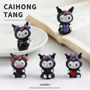 kt猫库洛米皮卡丘小狗草莓熊史迪仔卡皮巴拉芝麻街熊萌粒手办摆件