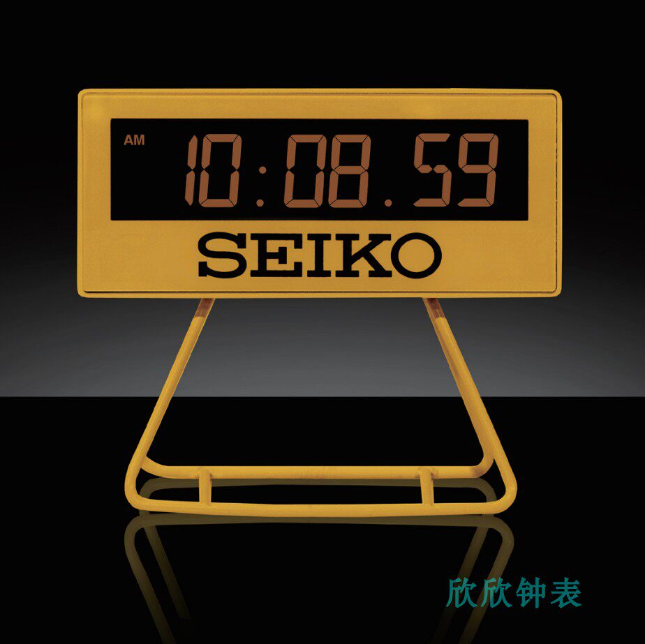 特卖正品 SEIKO日本精工钟表 液晶数显防贪睡倒计时闹钟
