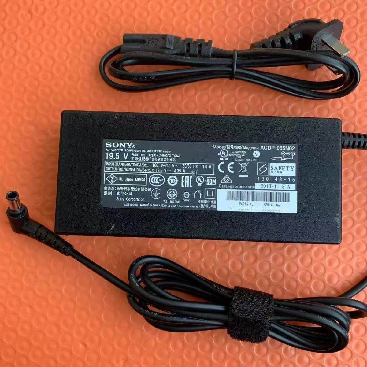 库存原装索尼19.5V4.4A 4.35A液晶电视显示器电源适配器充电器线