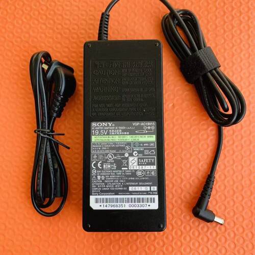 库存原装索尼19.5V6.2A电视机电源适配器充电器电源线120W送线