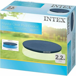 INTEX游泳池盖布垫布 管架水池盖子垫子 碟形游泳池防尘盖遮雨布
