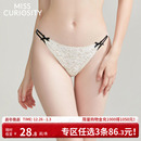 女薄性感纯欲日系低腰纯棉抗菌裆三角裤 3条98元 好奇蜜斯蕾丝内裤