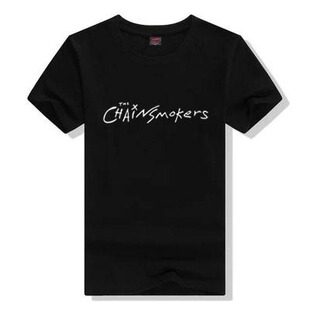 Roses双人电音DJ摇滚The Chainsmokers烟鬼乐队周边短袖t恤情侣夏