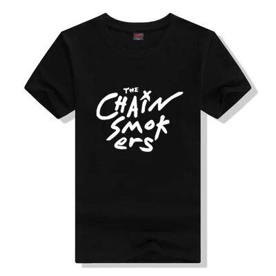 电音The Chainsmokers Roses纯棉短袖烟鬼乐队t恤男女潮圆领夏装