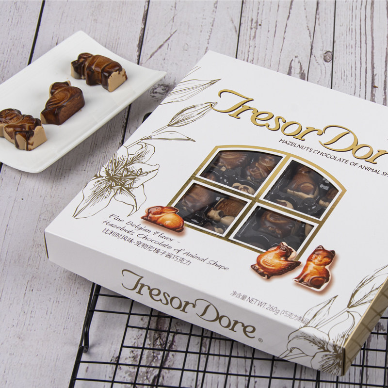 【金莎旗舰店】TresorDore金莎宠物巧克力礼盒260g圣诞礼物送女友,零食/坚果/特产,牛奶巧克力,淘宝优惠券,粉丝福利购,淘宝优惠卷