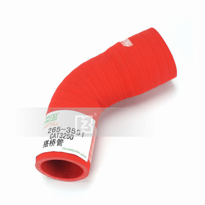 挖掘机 卡特E325/320D搭桥管 橡胶进出气软管 265-3591 KZ品牌