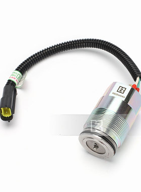 挖掘机神钢液压泵主泵电磁阀SK200-6住友SH200A1A3/K3V112安全锁