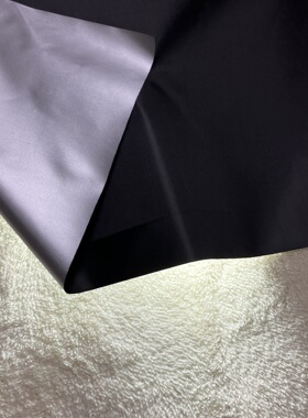 加厚牛津防水遮光防晒挡光单面银黑背景布料酒店工程厂房仓库暗房