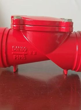 四川精嘉消防 良工 自贡 塘沽阀门：GH44X-16Q沟槽橡胶瓣止回阀