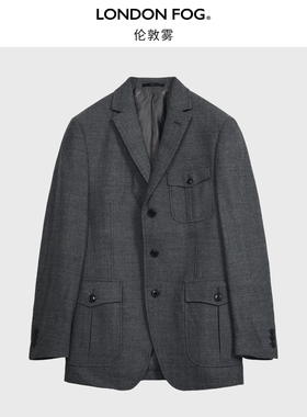 LONDON FOG/伦敦雾秋季新品男士西服翻领时尚商务款男装西服外套