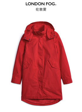 【可脱卸内胆】伦敦雾女装夹克中长秋冬季可拆卸帽简约休闲外套女