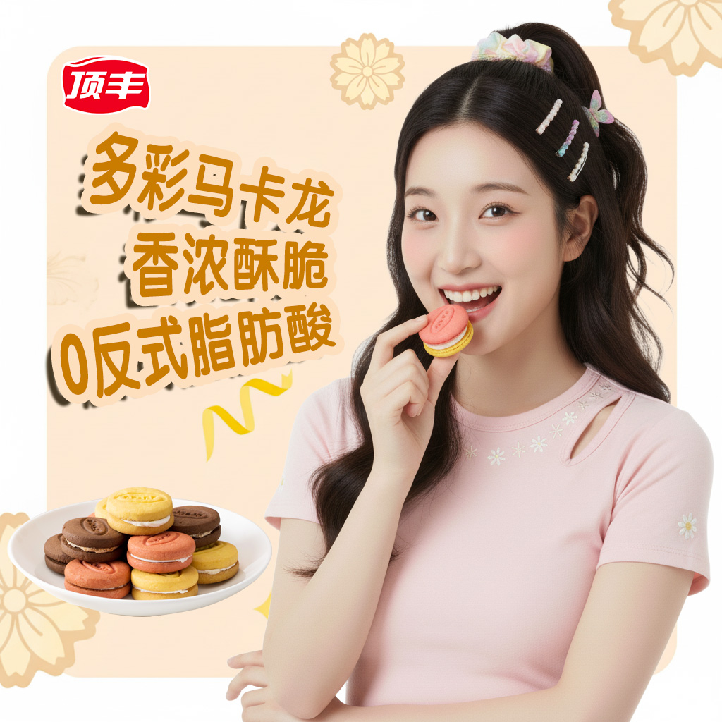 顶丰营养代餐网红下午茶夹心饼干