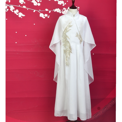 儿童女古筝演出服中国风高端礼服