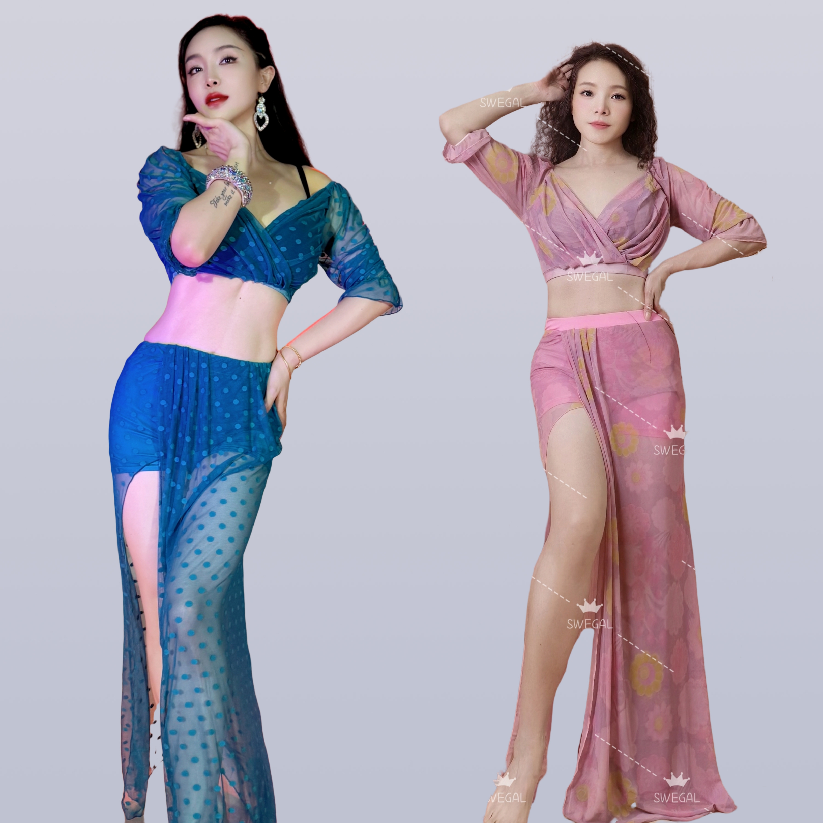 swegal肚皮舞练功服东方舞服装