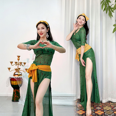 肚皮舞性感复古baladi民俗风袍子