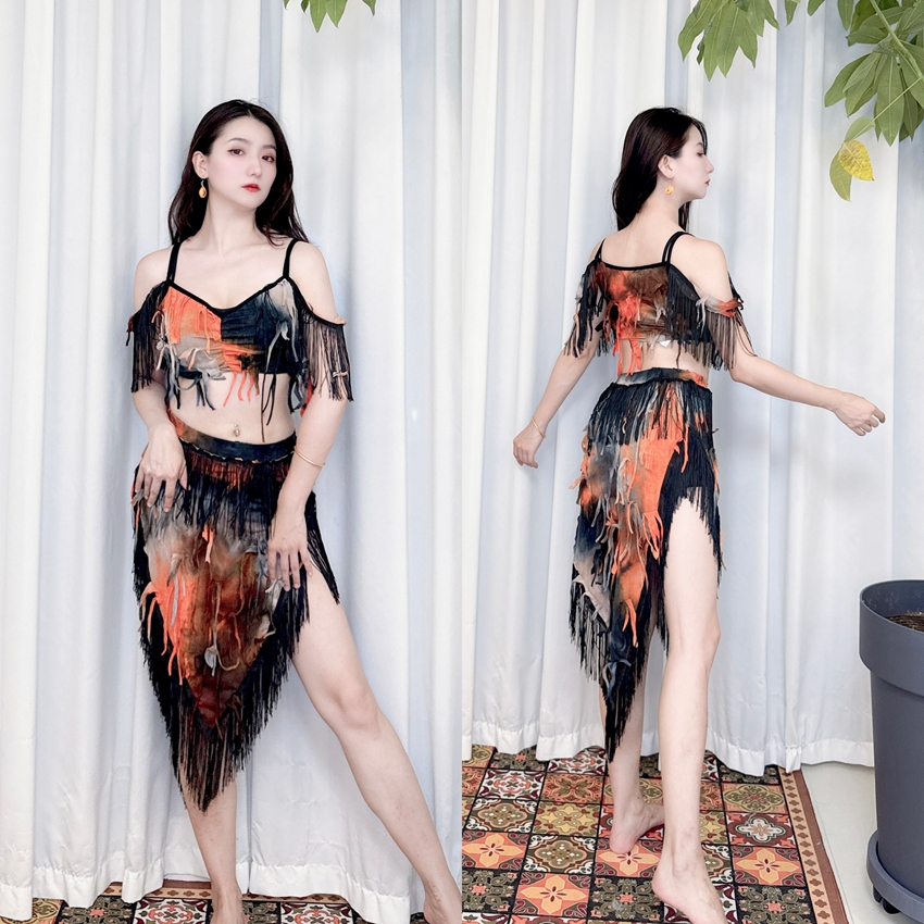 swegal肚皮舞练功服鼓舞服装