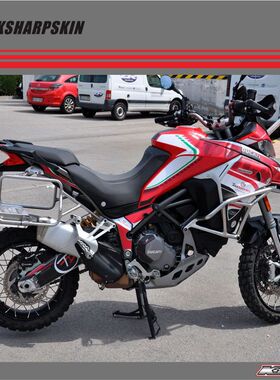 杜卡迪 Multistrada揽途 mts950 改装车贴 车身保护贴纸 油箱贴