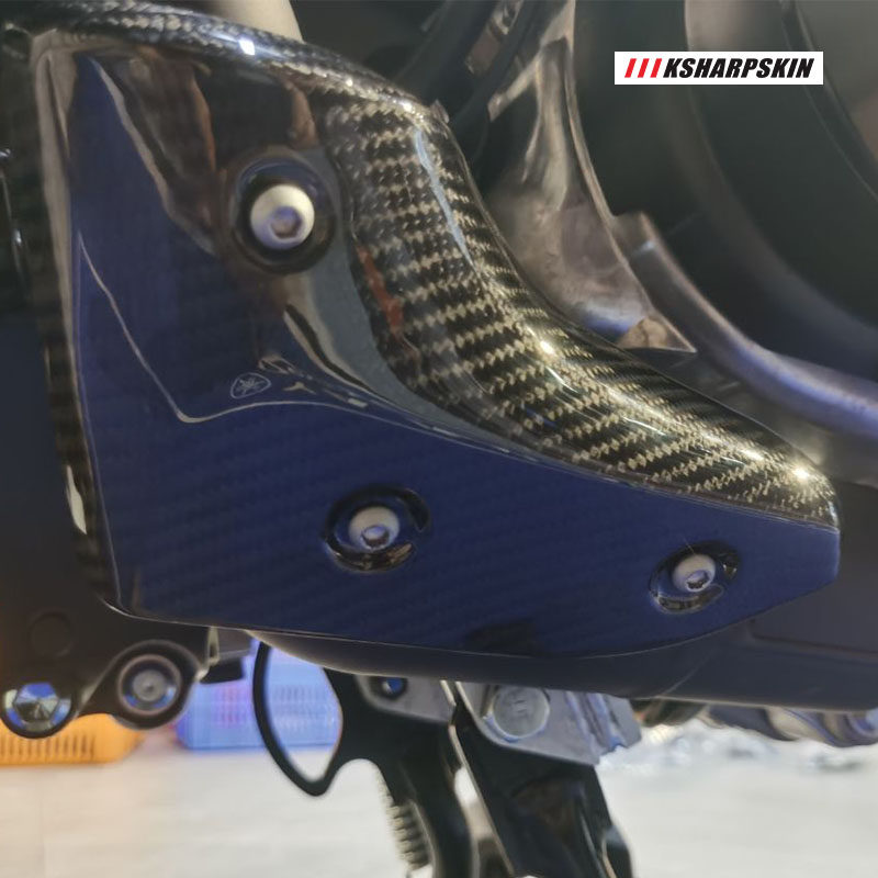 yamaha TMAX530/560 改装排气管盖 碳纤维隔热罩 尾灯贴片车壳