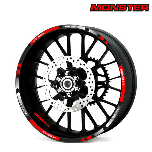 DUCATI MONSTER 1200SR 821 796 848 821 轮毂贴 彩色轮圈贴 贴纸
