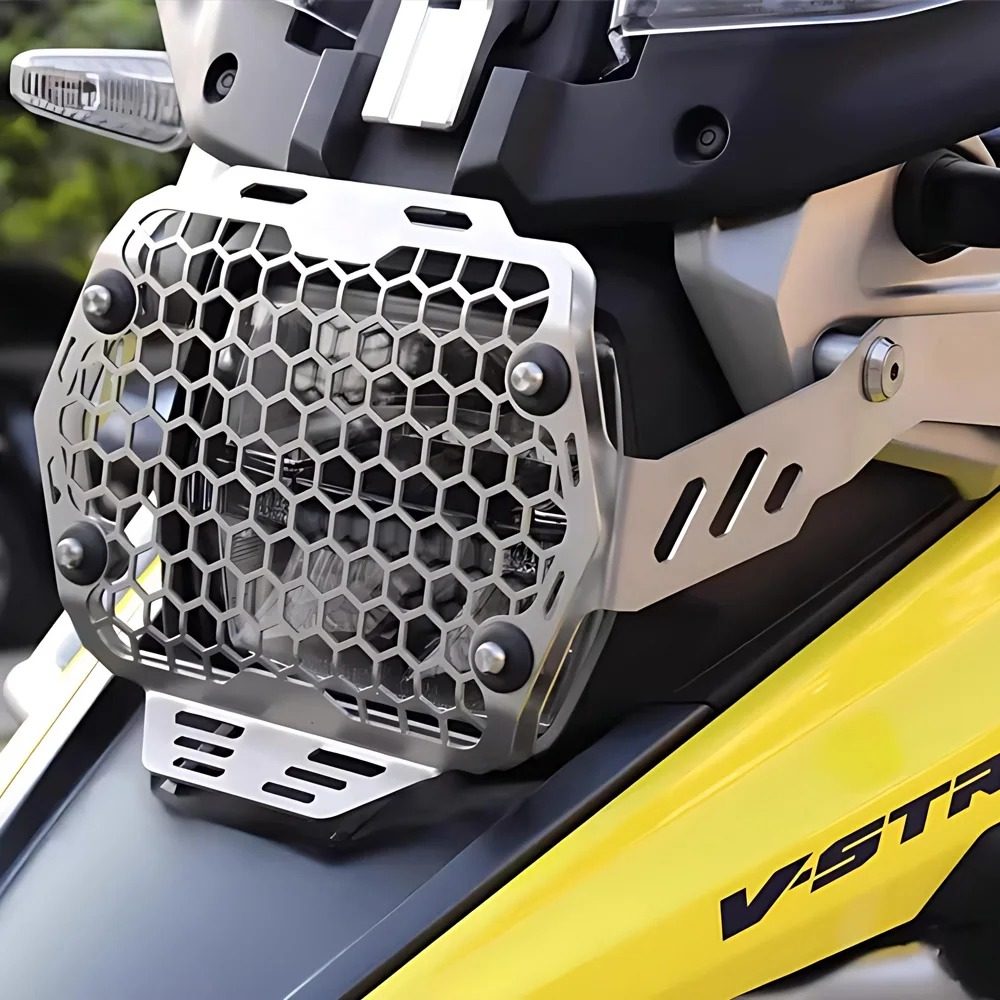 适用 V-STROM 1050 DL1050 21-24年  改装摩托车大灯保护罩大灯网