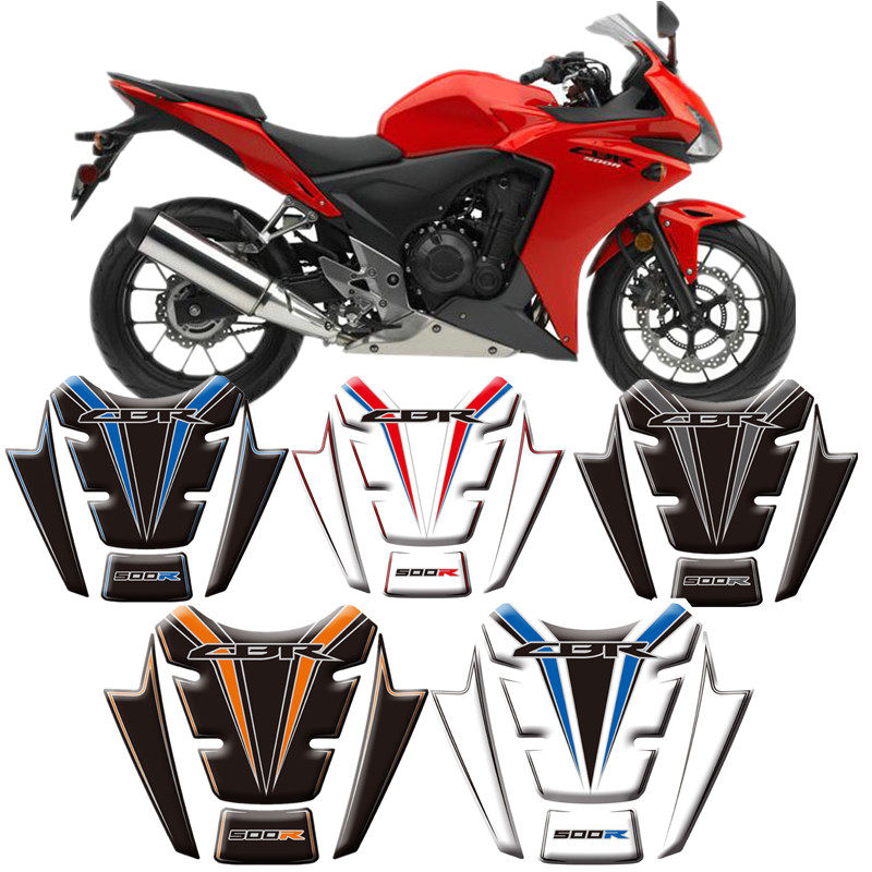 适用于 本田 CBR500R 改装摩托车贴花 油箱贴 鱼骨贴纸油箱保护贴
