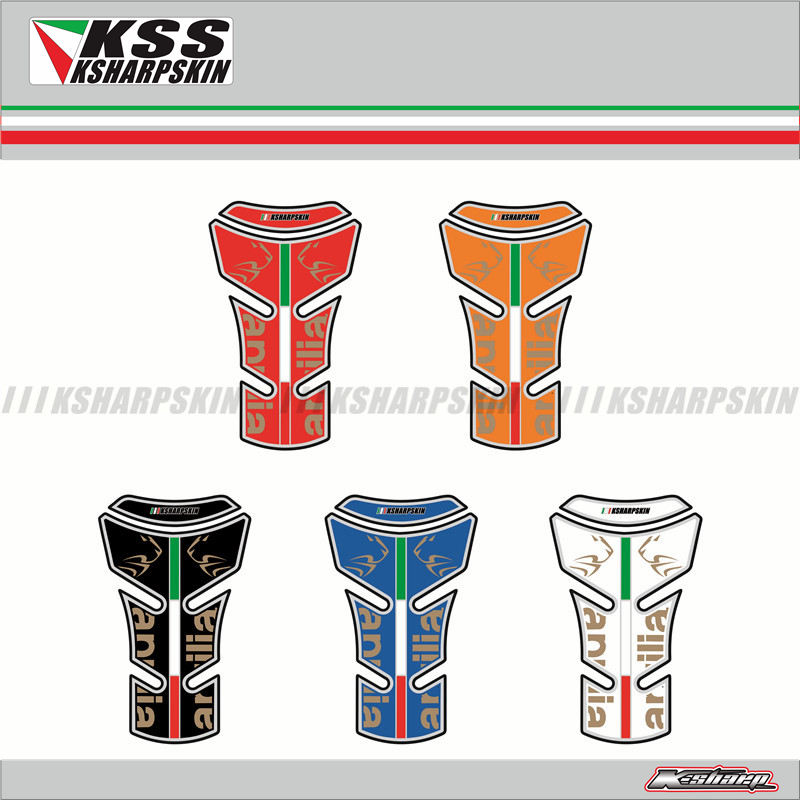 适用于 APRILIA SHIVER 750 改装油箱贴 3D软胶鱼骨贴纸 油箱保护