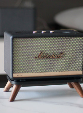 适用于MARSHALL马歇尔acton/kilburn/stanmore音响桌面支架实木