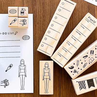 办公木头印章KODOMONOKAO童颜