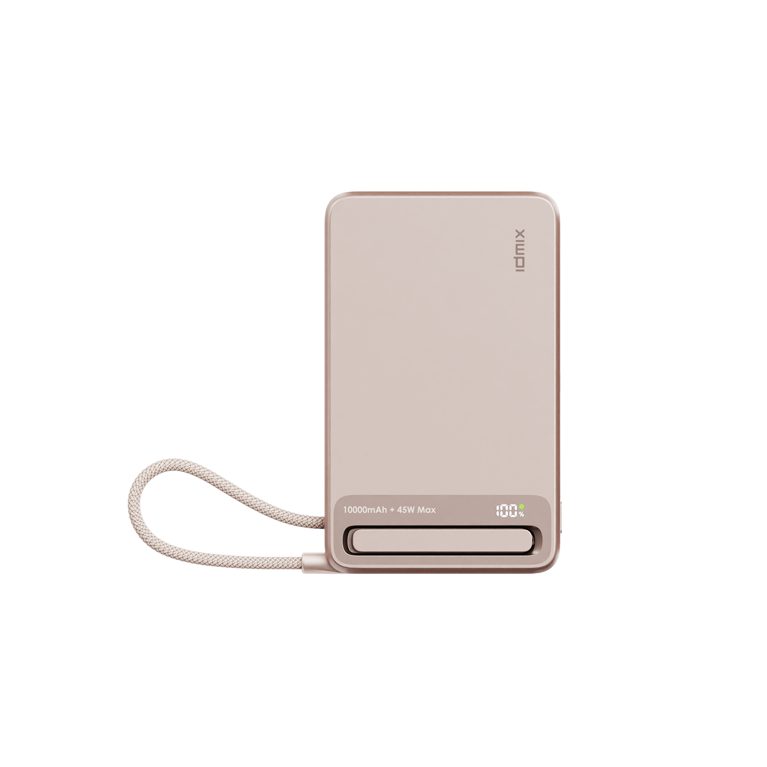 idmix磁吸充电宝45W自带线移动电源超薄金属小巧便携快充大容量