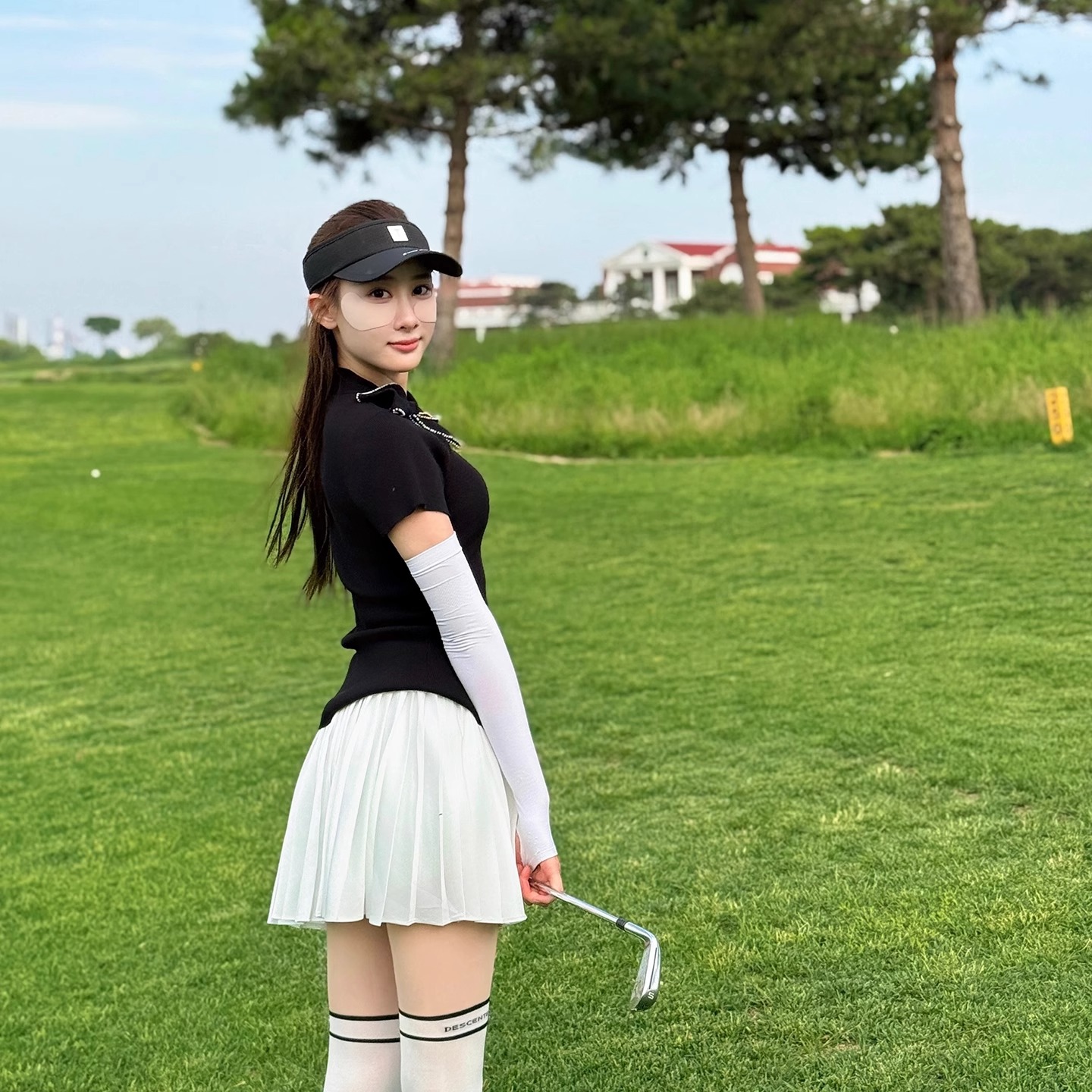 TASHIGOLF时尚修身短袖上衣