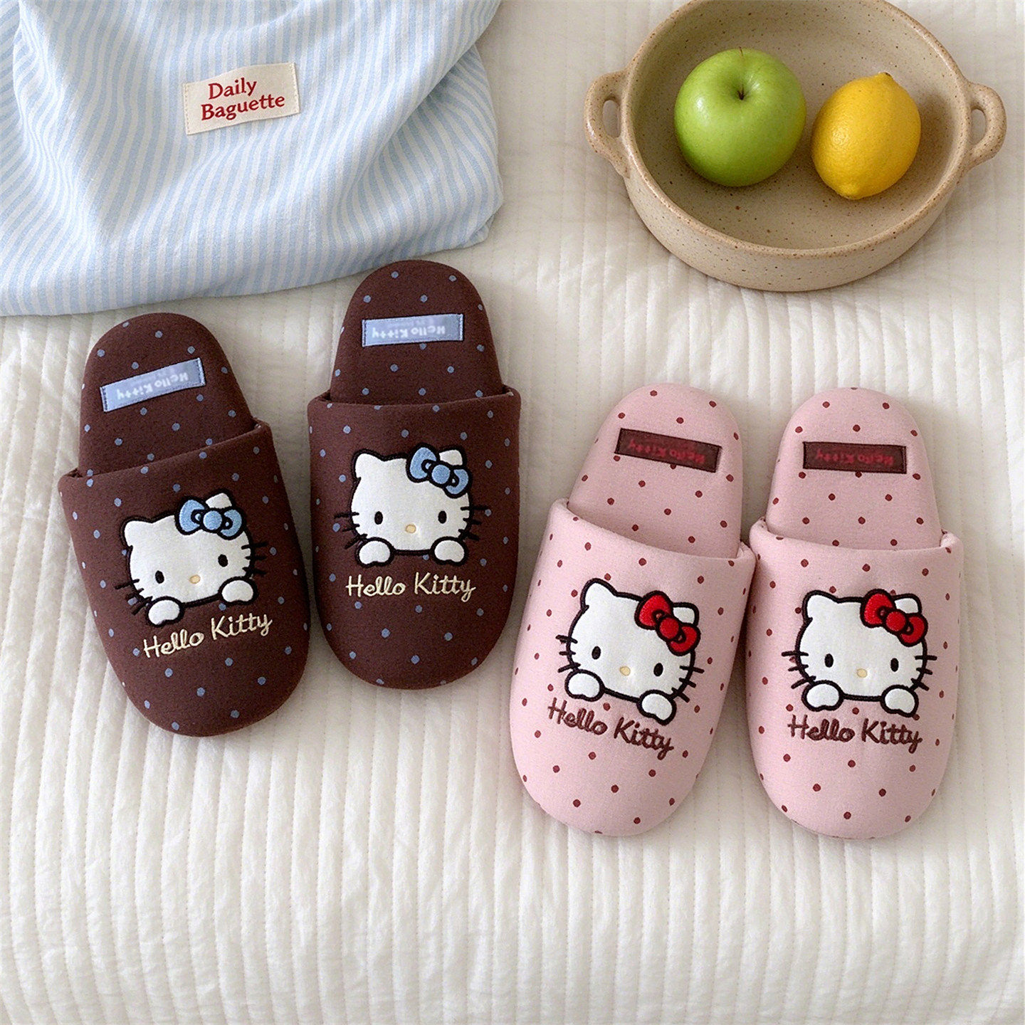 日本进口HelloKitty可爱点地板鞋