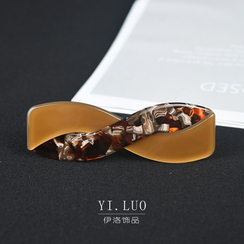 伊洛发夹醋酸轻巧弹簧夹发卡