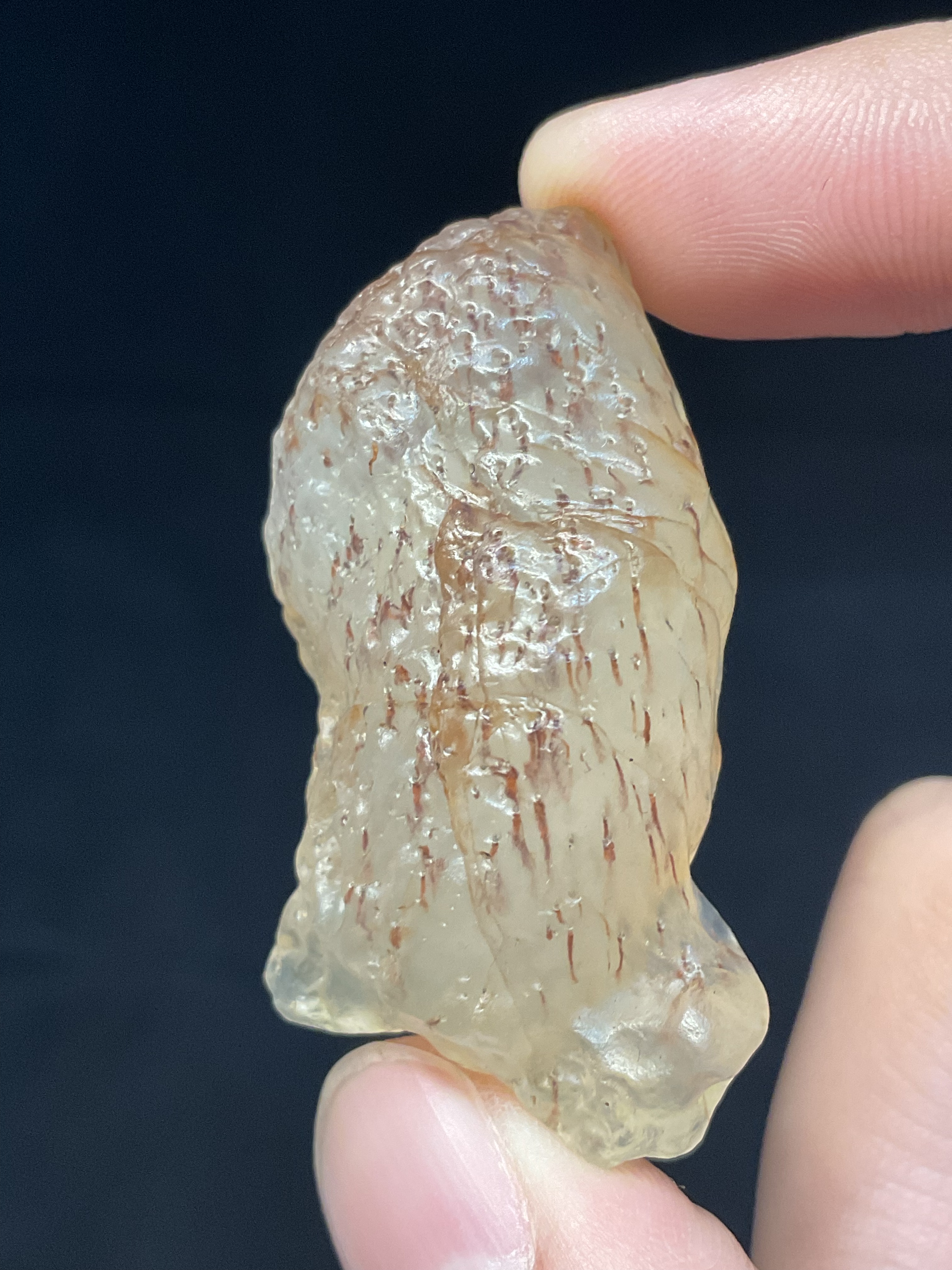 流星红纹小鱼阿拉善天然玛瑙原石奇石尺寸50*27*21mm