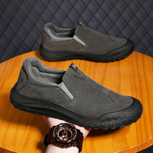 春季一脚蹬懒人劳保工作鞋