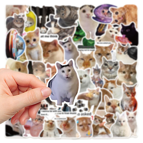 猫咪表情包贴纸合集装饰防水贴画