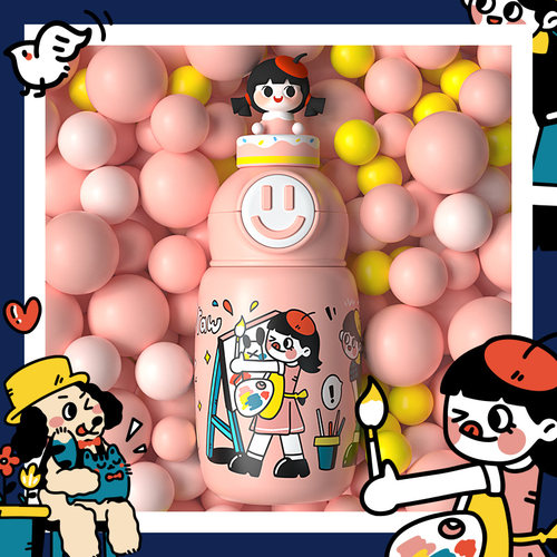COCOMANGO白鹿同款保温杯
