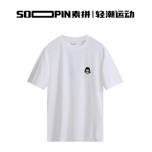 素拼男装2026夏季新款T恤短袖宽松潮牌印花休闲SPADT923230AZ