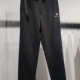 春秋季 新款 休闲裤 素拼男装 宽松直筒设计感百搭通勤冰丝长裤
