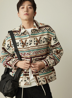 素拼男装2025春秋新款外套复古外衣SPAWT435003AM-SPAWT435003AM1