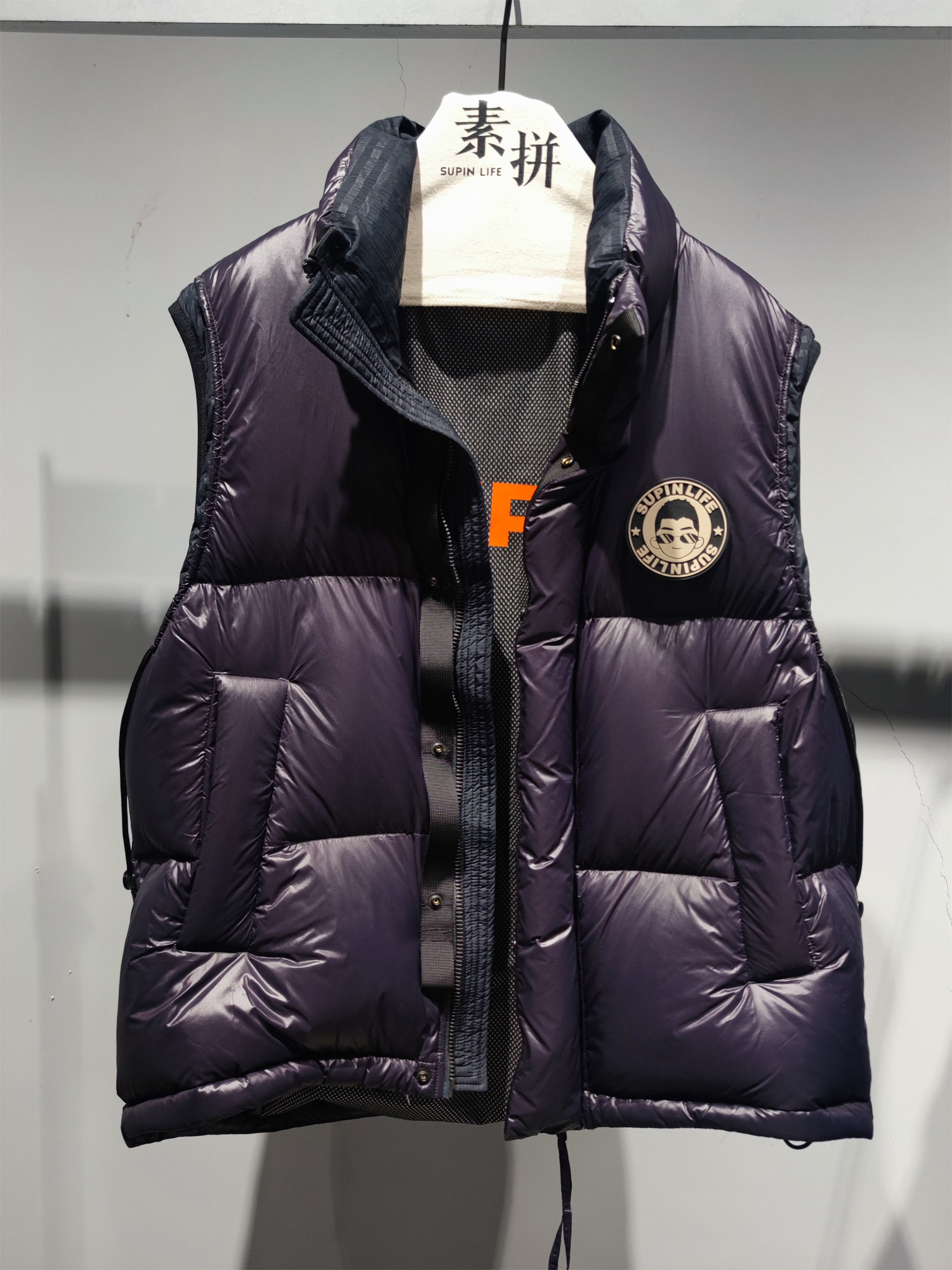 素拼男装冬季新款羽绒马甲鹅绒痞帅亚光小众痞帅炸街重磅保暖,男装,羽绒服,淘宝优惠券,粉丝福利购,淘宝优惠卷